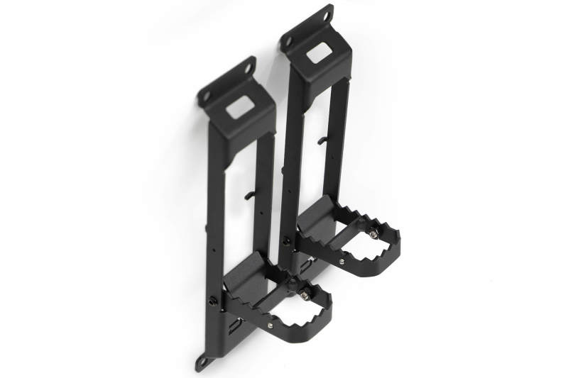 Jeep Gladiator Hinge Mounted Step - DV8 Offroad - Micro-texture Powder Coat - Black - `07-`23