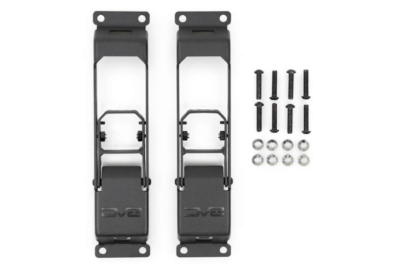 Jeep Gladiator Hinge Mounted Step - DV8 Offroad - Micro-texture Powder Coat - Black - `07-`23
