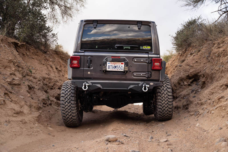 Jeep Wrangler JL Spare Tire Delete Kit - DV8 Offroad - With Light Mounts - `18-`22
