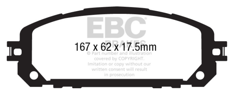 Jeep Cherokee - EBC Ultimax2 Brake Pad Sets