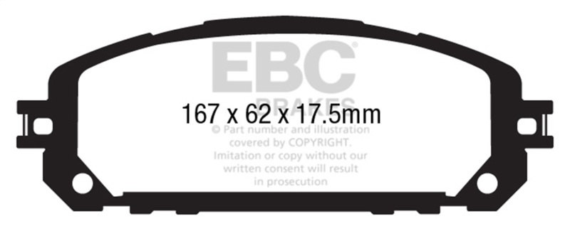 Jeep Cherokee - EBC Ultimax2 Brake Pad Sets