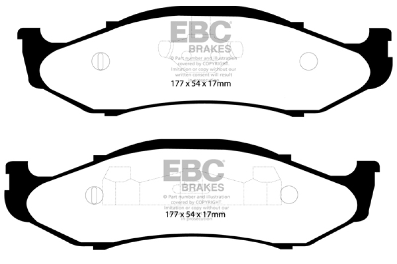 Jeep Grand Cherokee - EBC Ultimax2 Brake Pad Sets