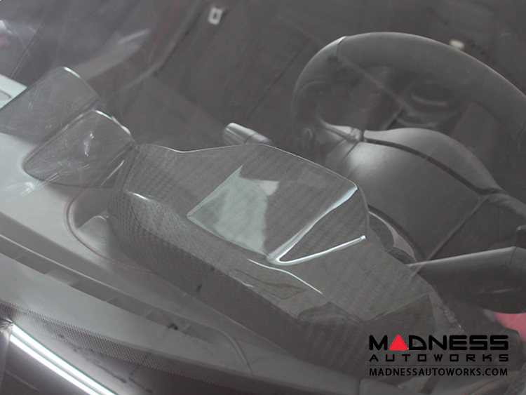 Alfa Romeo 4C Carbon Fiber Backside Instrument Gauge Cover - Matte ...