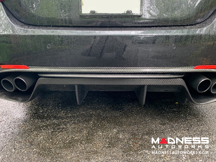 Alfa Romeo Giulia Rear Diffuser - Quadrifoglio - Carbon Fiber , ARGL-24