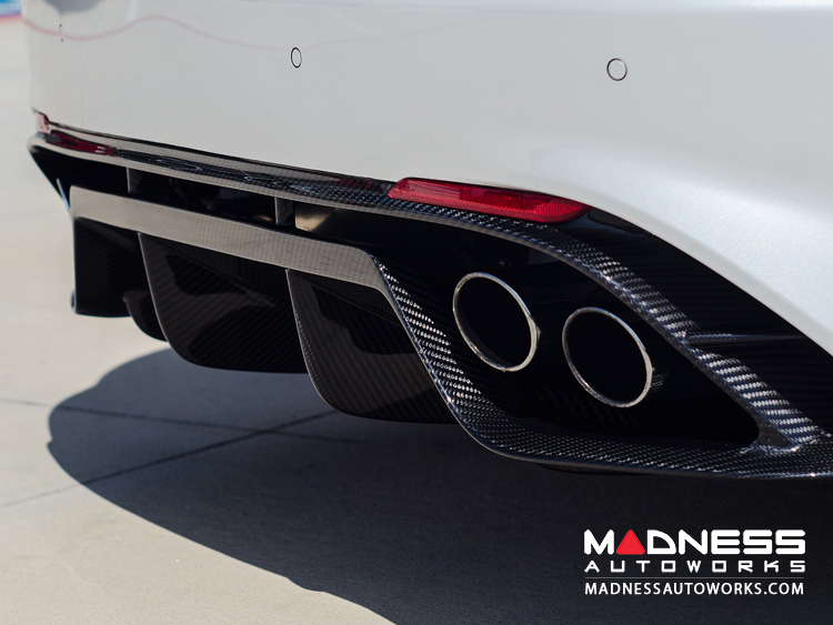 Alfa Romeo Giulia Rear Diffuser - Quadrifoglio - Carbon Fiber , ARGL-24
