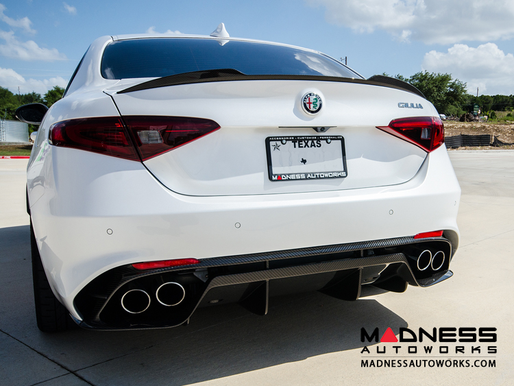 Alfa Romeo Giulia Rear Diffuser - Quadrifoglio - Carbon Fiber , ARGL-24