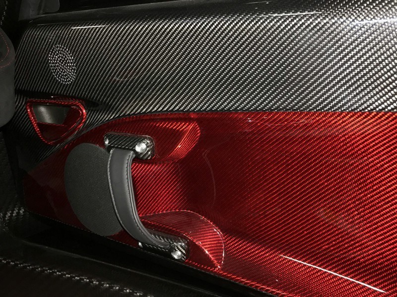 Alfa Romeo 4C Interior Door Handle Trim Set - Carbon Fiber
