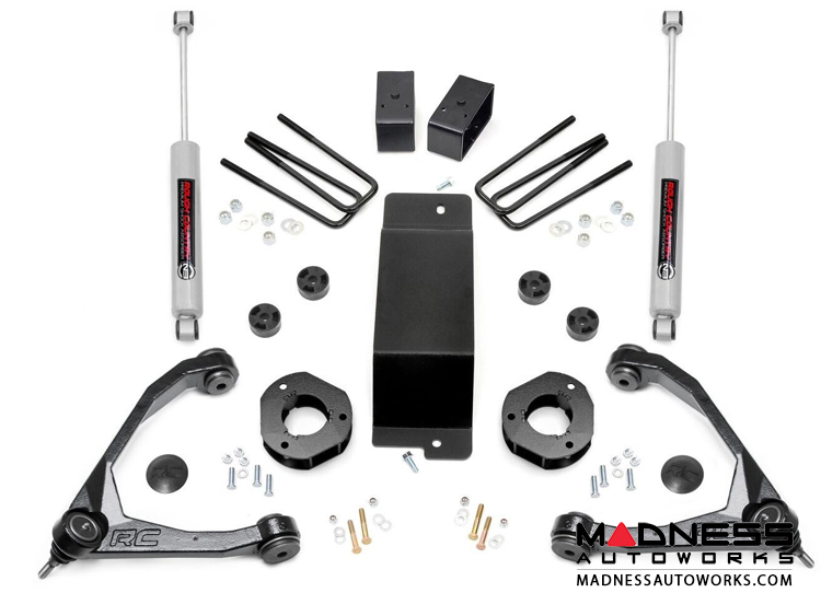 Chevy Silverado 1500 4WD Suspension Lift Kit w/ Forged Upper Control ...