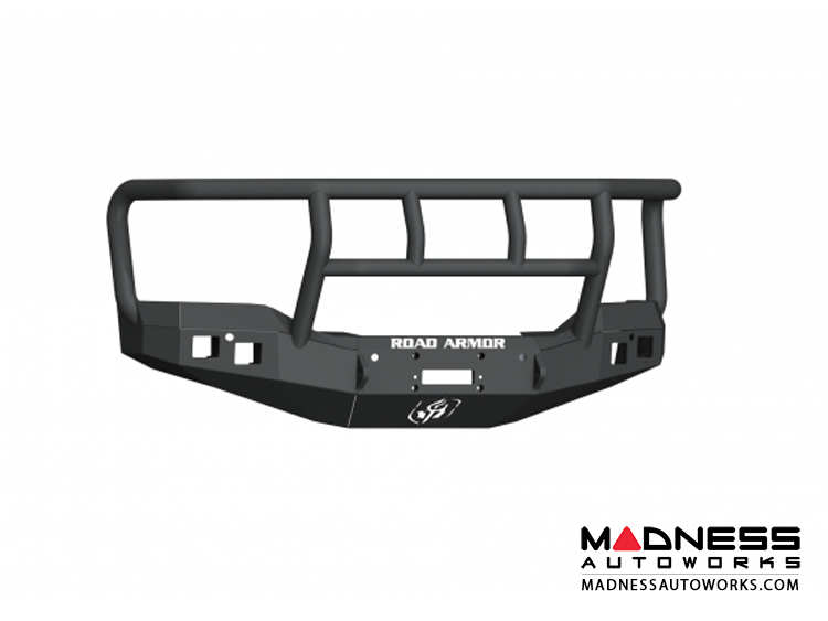 GMC Sierra 1500 Stealth Front Winch Bumper Titan II Guard - Satin Black ...