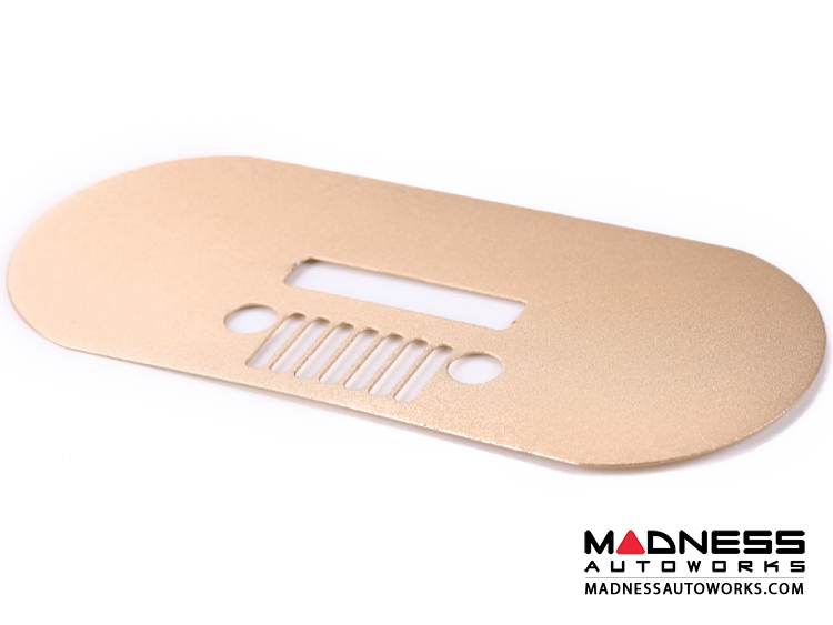 Jeep Renegade Spare Tire Cover Handle Trim Gold