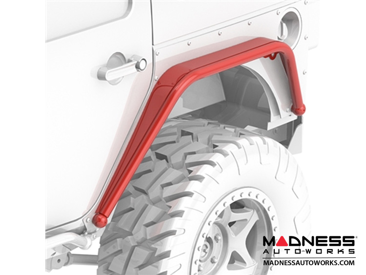 Jeep Wrangler JK Overline Hi-Clearance Dovetailed & Removable Rear Flare - Narrow Edition - Pair 