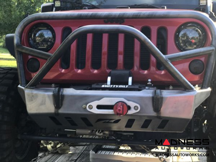 Jeep Wrangler JK Front Bumper - Crusher Series w/Grill Hoop and Stinger