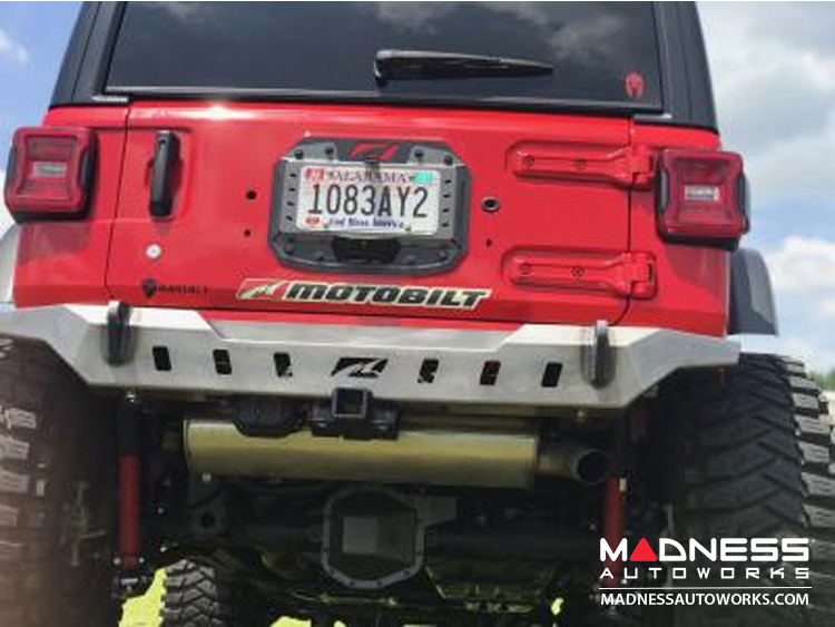Jeep Wrangler JL Rear Bumper - Crusher with Spare Tire Cut Out 