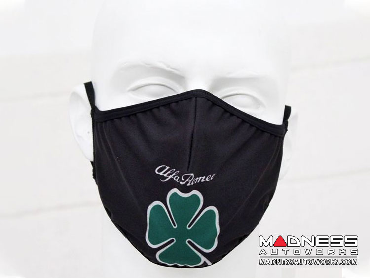 Face Mask - Triple Layer - Alfa Romeo Quadrifoglio Cloverleaf Design