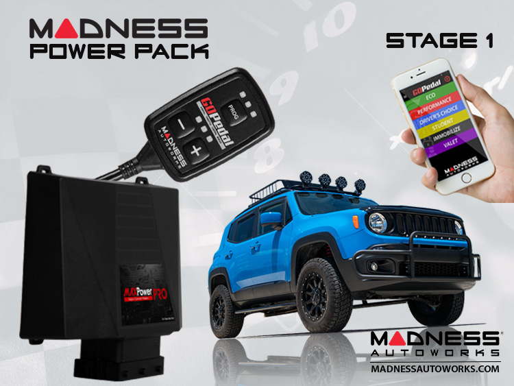 Jeep Renegade MADNESS Power Pack - Stage 1 - 1.4L Multi Air Engine