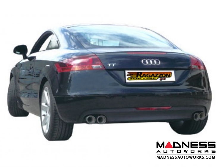 Audi TT Coupe/ Roadster (8J) Performance Exhaust by Ragazzon - Evo Line - Dual Exit/ Quad Tip