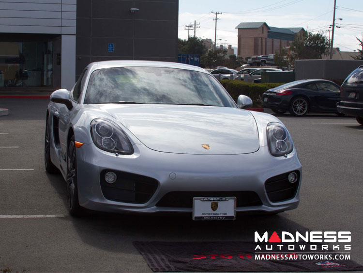 porsche boxster - front license plate 